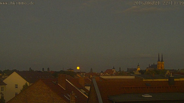 skyline-Köthen mit Blutmond vom 21-06-2016 22:14 Uhr
