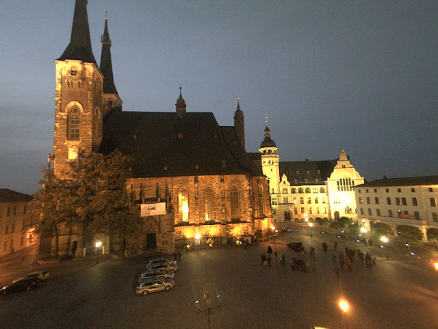 Montagsdemo auf dem Markt in Köthen am 12.10.2015