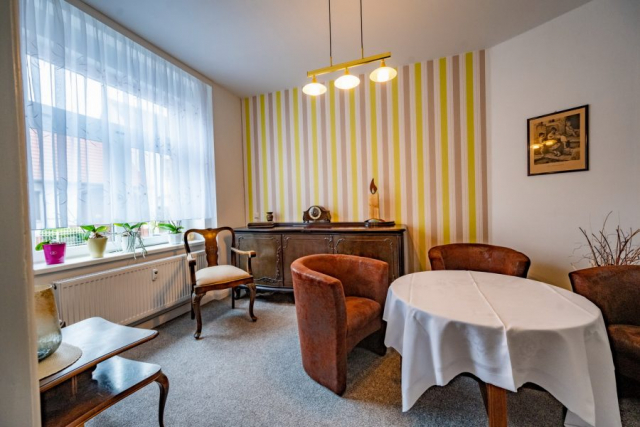 Seniorenwohnanlage in Aken – gemeinsames Lesezimmer im Erdgeschoß Seniorenwohnanlage in Aken – gemeinsames Lesezimmer im Erdgeschoß